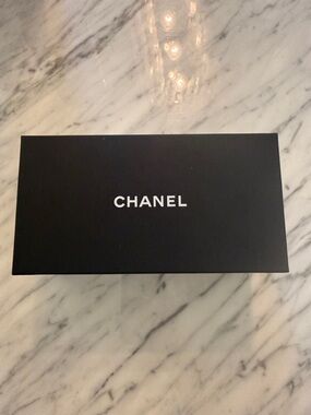 CHANEL Sunglass Black Box with White Logo